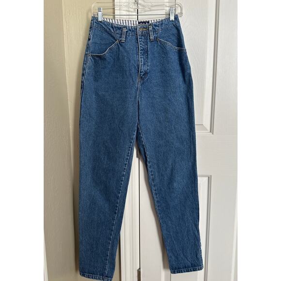 GAP Denim - Vintage 90s GAP High Rise Tapered Mom Jeans - Made in Hong Kong - Size 7/8